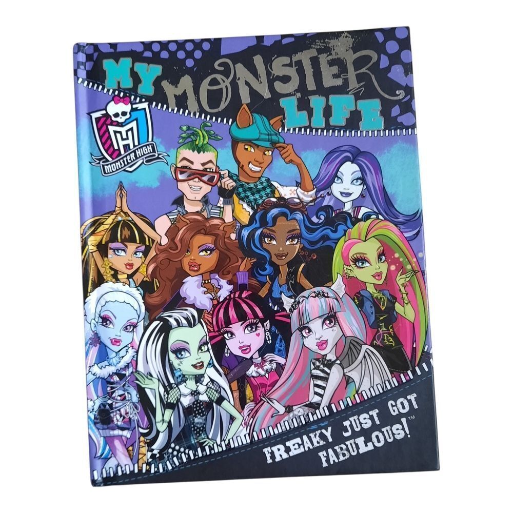 Monster High My Monster Life Book - Black, Purple, and Blue